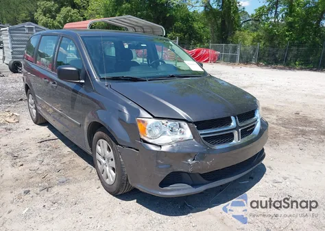 2016 Dodge Grand Caravan American Value Pkg из США, поврежденный, VIN 2C4RDGBG2GR259359